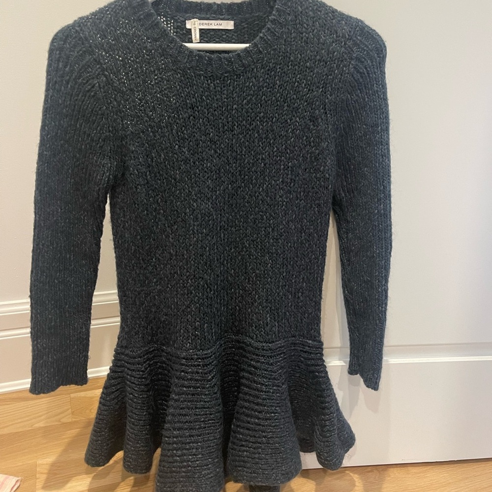 Derek Lam 10 Crosby Black Knit Sweater